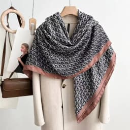 Handmade Silk Woolen Scarf Shawl Collection True Silk Hand Roll High End Gift for Women Fashionable All Seasons Wrap
