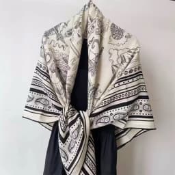 Handmade Silk Woolen Scarf Shawl Collection True Silk Hand Roll High End Gift for Women Fashionable All Seasons Wrap