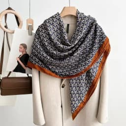 Handmade Silk Woolen Scarf Shawl Collection True Silk Hand Roll High End Gift for Women Fashionable All Seasons Wrap