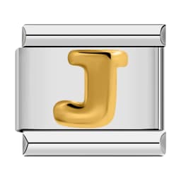 2025 New Fashion 26 English Letter Italian Charm Chain DIY Bracelet Gold Plated Letter Neutral Jewelry