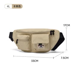 REEBOK Casual Lightweight Crossbody Waist Bag Unisex Outdoor Sport Fanny Pack Women Men Phone Side Belt Bag Bum Bag
