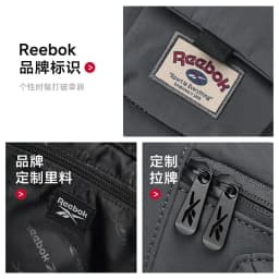 REEBOK Casual Lightweight Crossbody Waist Bag Unisex Outdoor Sport Fanny Pack Women Men Phone Side Belt Bag Bum Bag