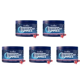 Docteat Sleep Gummies Magnesium L-Theanine Valerian Chamomile Supports Restful Better Sleep Relaxation Calm Unwind Bedtime 60pcs