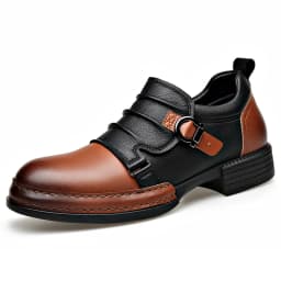 Spring Autumn New Retro Ankle Boots for Men Zipper Designer Genuine Leather Boots Male Fashion High Quality Platform Shoes Man