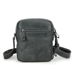CONTACT'S Vintage Men's Messenger Bag Crazy Horse Genuine Leather Shoulder Bags Brand Design Male Bag High Quality Travel Bolsos