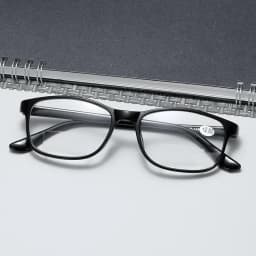 Unisex Square Bifocal Reading Glasses Men Women Vintage Far Near Sighted Eyeglasses Black Frame Clear Lens Presbyopia Eyewear