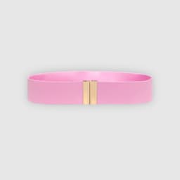 XClocKNYoung Belt Silk Skating Sports Fitness Plastic Waist satin glossy Belt Decoration Buckle Waist Glossy Decorative Belt