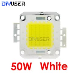DIYUSER 10W 20W 30W 50W 100W White/Warm white LED CHIP Integrated High Power Lamp Beads 24*44mil 32V-34V 3200K-6500K 600-3000MA