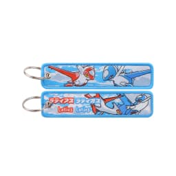 Pokemon Anime Embroidery Keychain Key Fob Jet Tag for Cars Motorcycles Backpack Key Ring Pendant Jewelry Anime Fan Accessories