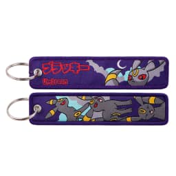 Pokemon Anime Embroidery Keychain Key Fob Jet Tag for Cars Motorcycles Backpack Key Ring Pendant Jewelry Anime Fan Accessories