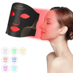 Red Light Therapy 7 Colors Photon Face LED Mask Silicone LED Mask for Anti-Aging Wrinkles Skin Rejuvenation Beauty Mask