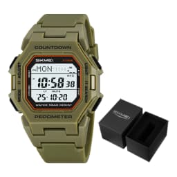SKMEI 2596 Sports Digital Watches Men Women Electronic Wristwatch 50M Waterproof Clock LED For Sports Lovers Outdoor Casual Wear