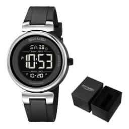 SKMEI 2633 Sports Digital Watches For Men Women 5Bar Waterproof Fashion Wristwatches EL Light Week Date Display Countdown Chrono