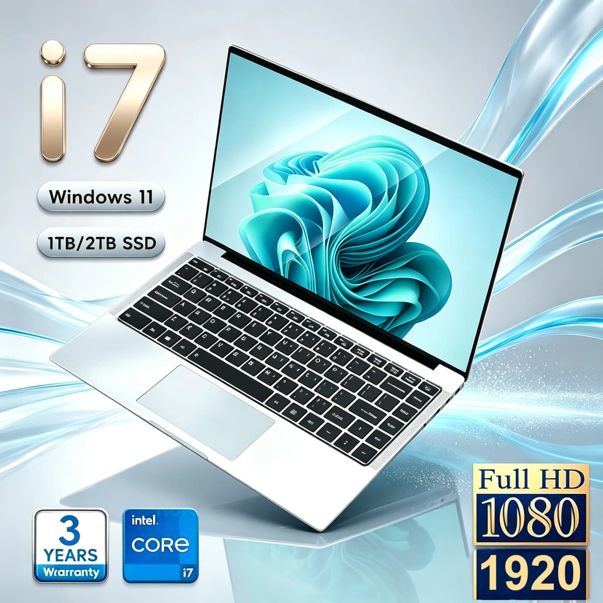 Intel Laptop 14.1" Laptop Computer Windows 11 Laptops Intel Core I7 9850H Intel Core I7 8650U 12GB RAM 1TB 2TB SSD Laptops Office Study Home Use Computer 1920*1080HD Notebook Computer