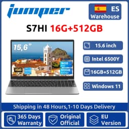 Jumper Laptop 15.6-inch FHD display, 16GB RAM 512GB SSD (Expandable by 512GB via TF card), 6500Y Processor(up to 3.4GHz), Lightweight Notebook for Business and Students, 2 Stereo Speakers/Type-C/USB 3.0/Numeric keypad