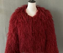 2025 Autumn Fashion Warm Short Real Mongolia Sheep Fur Jacket Women Plus Size Curly Lamb Fur Jacket Female