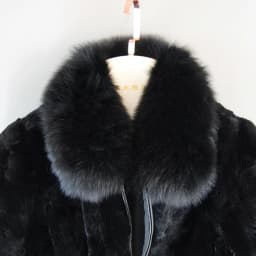 New Fashion Lady 100% Natural Rex Rabbit Fur Coat Women Winter Thick Warm Real Rex Rabbit Fur Jacket With Quality Fox Fur Collar