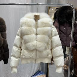 OFTBUY Winter Hooded Coat Women Duck Down Parkas Fox Fur Collar Thick Fashion Jacket with Fur for Women Luxury Short Outerwear