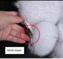 2026 Maomaokong White Real Fur Jacket Women Winter Short Natural Fox Fur Lady Zipper Fur Coat Female Warm Jacket with Collar