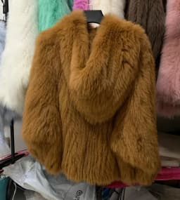 FURTJY New Style Jackets Autumn Winter Luxury Knitted Fur Coat Women Double Long Sleeve Woven Liner Fashion Real Fox Fur Coat
