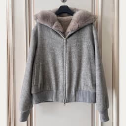 2026 Women's Cashmere Fur Coat Fox Otter Rabbit Fur Outerwear Elegant Warmth Fashionable Winter Coat