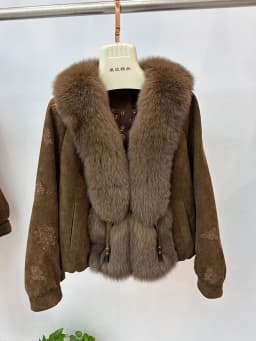 2026 New Winter Warm Natural Real Fox Fur Collar Goose Down Jackets Puffer Jackets Women Thick Female Casual Coats