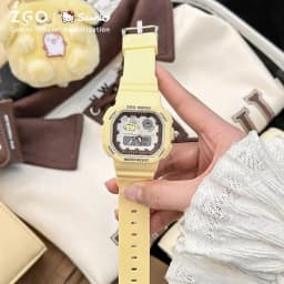 Zgo Sanrio pomporpurin kids watch for boys, waterproof with night light, sports digital chronograph watch 810