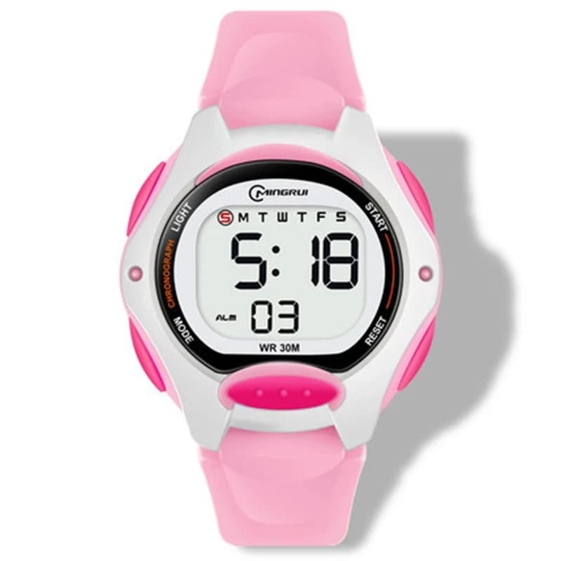 UTHAI Digital Watch Kids Electronic Wristwatch Girl Sports Waterproof Alarm Clock Exam Student Multifunctional Boys Watches Gift
