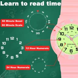 SOCICO Student Sport Watches For Kids Colorful Electronic Watches Waterproof Clock Children Digital Watch For Boys Girls