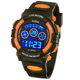 Socico Children's Watch Multi Functional Night Light Timing Sports Student Electronic Watch