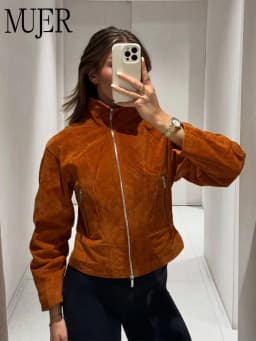 MUJER Faux Leather Jackets for Women High Collar Varsity Jackets Woman Autumn Winter Zip Women's Jackets Long Sleeve Women Coat