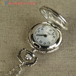 Hot Sale Women Vintage Pocket Watch Quartz Portable Hollow Out 1 Circular Design with Stylish 80cm Chain for Daily Party