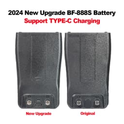 BAOFENG Walkie Talkie Battery BF-888S Type-C Battery for BF-666S BF-777S 888s BF-88E Compatible With H-777 H777 Walkie Talkie