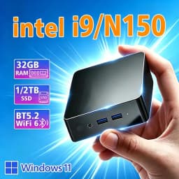 2026 Mini PC Intel Core I9 10980HK/Intel N150 WIFI6 BT5.2 Gaming Computer Windows 11 16GB 32GB RAM 2TB SSD With 3 Years Warranty