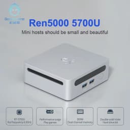 2026 GenMachine Mini PC R7 5700U 4800H Support Windows 11 DDR4 3200MHz AMD WiFi6 BT5.2 Pc Gamer Diy Gaming Computer Ordenador