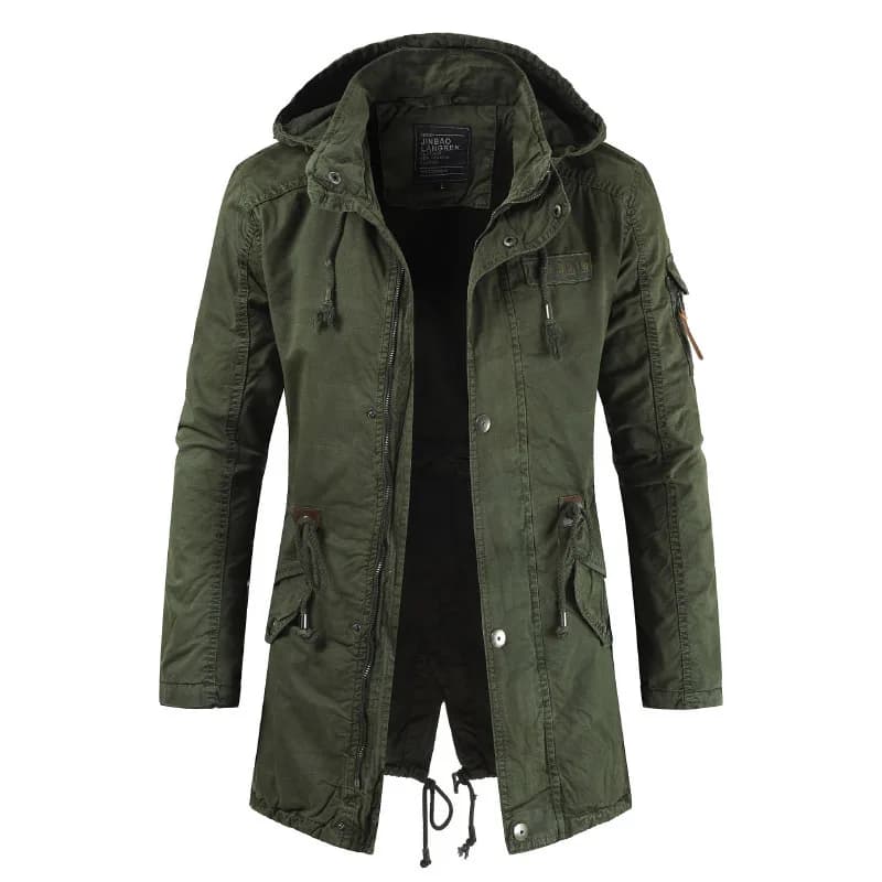Men Winter Warm Hoody Parkas Mens Fleece Windbreaker Work Clothes Men's Military Tactical Coat Multi Pocket Cargo Bomber Jackets