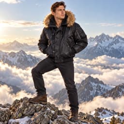 Military Fur Collar Hood Warm Tactical Bomber Winter Jackets Men Hooded N2B Outwear Coats Windproof Flight Pilot Jackets