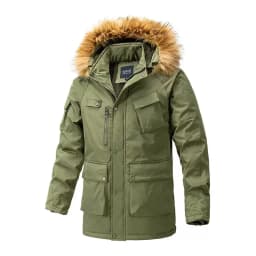 Winter new fashion trendy American outdoor sports windproof thickened warm cotton jacket men's casual loose plus size coat