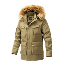 Winter new fashion trendy American outdoor sports windproof thickened warm cotton jacket men's casual loose plus size coat