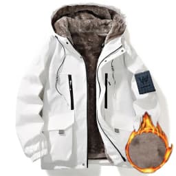 Add Fur 2027 Winter Men Coat Outdoor Removable Hooded Jacket Men Warm Outwear Casual Fashion Solid Parkas Jacket Male Tops