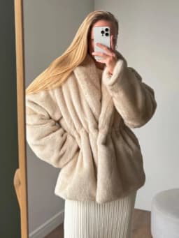 Mumaroho 2026 Winter Women Luxury Faux Fur Jacket Plush Coat Thick Warm Heavyweight Soft Fuzzy Outerwear Overcoat Thermal Lining