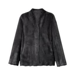 Amii V-Neck Faux Fur Coat Long Sleeve Warm Casual Minimalist Luxury Soft 2026 Winter Women's Fur Coat 12644057