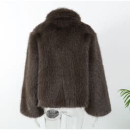 Winter Fur Coat Women New Retro Brand Fashion Trends Slim Casual Imitation Fur Senior Short Soft Eco Plush Eye-catching Warm