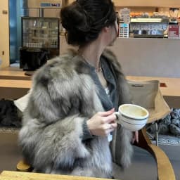 Fuzzy Faux Fox Fur Women Jacket Korean Elegant Collarless Coat Long Sleeve Thick Warm Chic Luxury Winter Outerwear Top