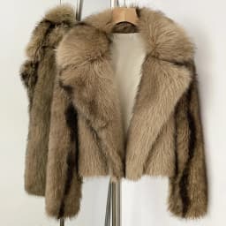 Mumaroho 2026 Winter Autumn Women Faux Fur Jacket Coat Striped Long Sleeve Thick Warm Outwear Fluffy Coat For Women