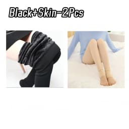 1-4Pair Women Winter Leggings Warm Leggins High Waist Solid Color Velvet Women Thickened Velvet Leggings Stretchy Black Leggings