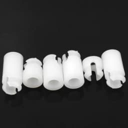 SS White Nylon Plastic PCB Support Single-Ended Inserting Cylindrical Type Circuit Board Isolation Column Spacer