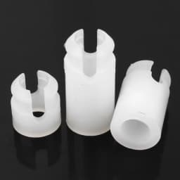 SS White Nylon Plastic PCB Support Single-Ended Inserting Cylindrical Type Circuit Board Isolation Column Spacer