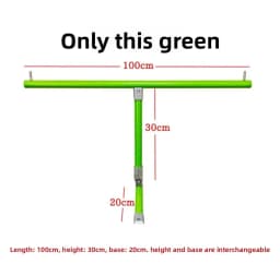 Lvyue Embroidery 100cm Aluminum Extension Thread Rod Universal for Floor Bed Table Frame Stand Accessory