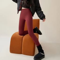 New Red Sharkskin Pants Women Winter Thicken Fleece Lined Warm Leggings Large Size Tight Elasticity Plus Velvet Yoga Leggings